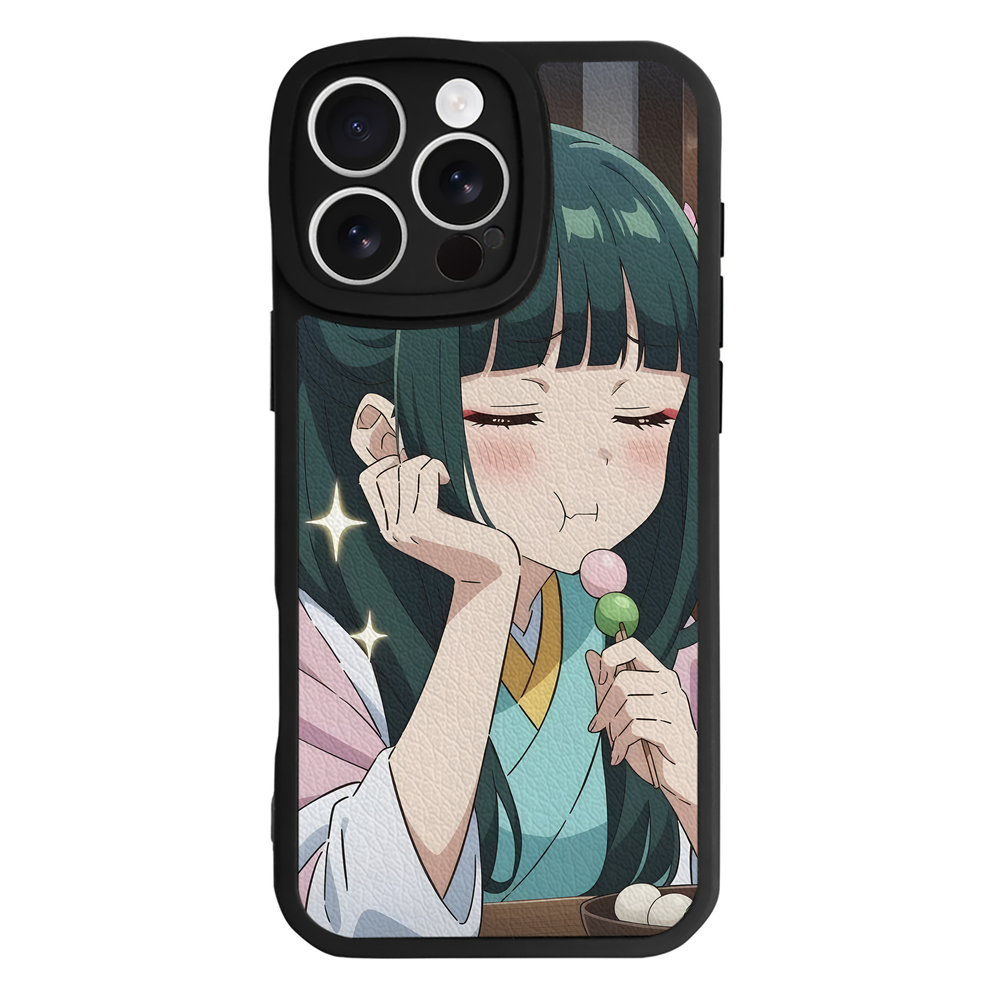 （画像用） 薬屋のひとりごと The Apothecary Diaries 【iPhone 16シリーズ対応】シリコンスマホケース（レザー調） 材質：シリコン